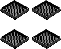 Vista 15 de Copas de goma de 2 x 2, almohadillas antideslizantes para muebles, agarre antideslizante, pies antideslizantes para muebles, protector de suelo