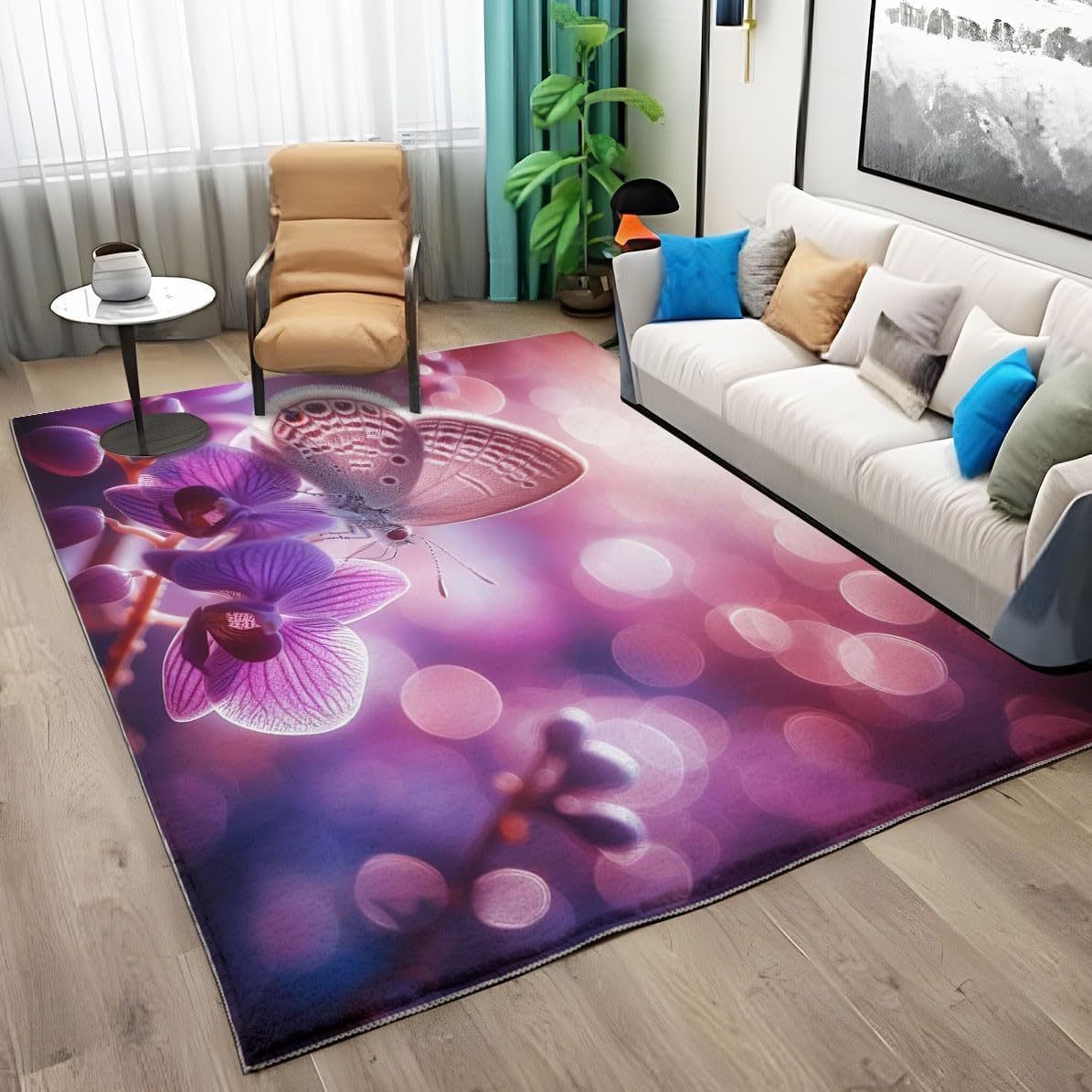 Tapis de salle de jeux lavable pour éviter les taches de peinture