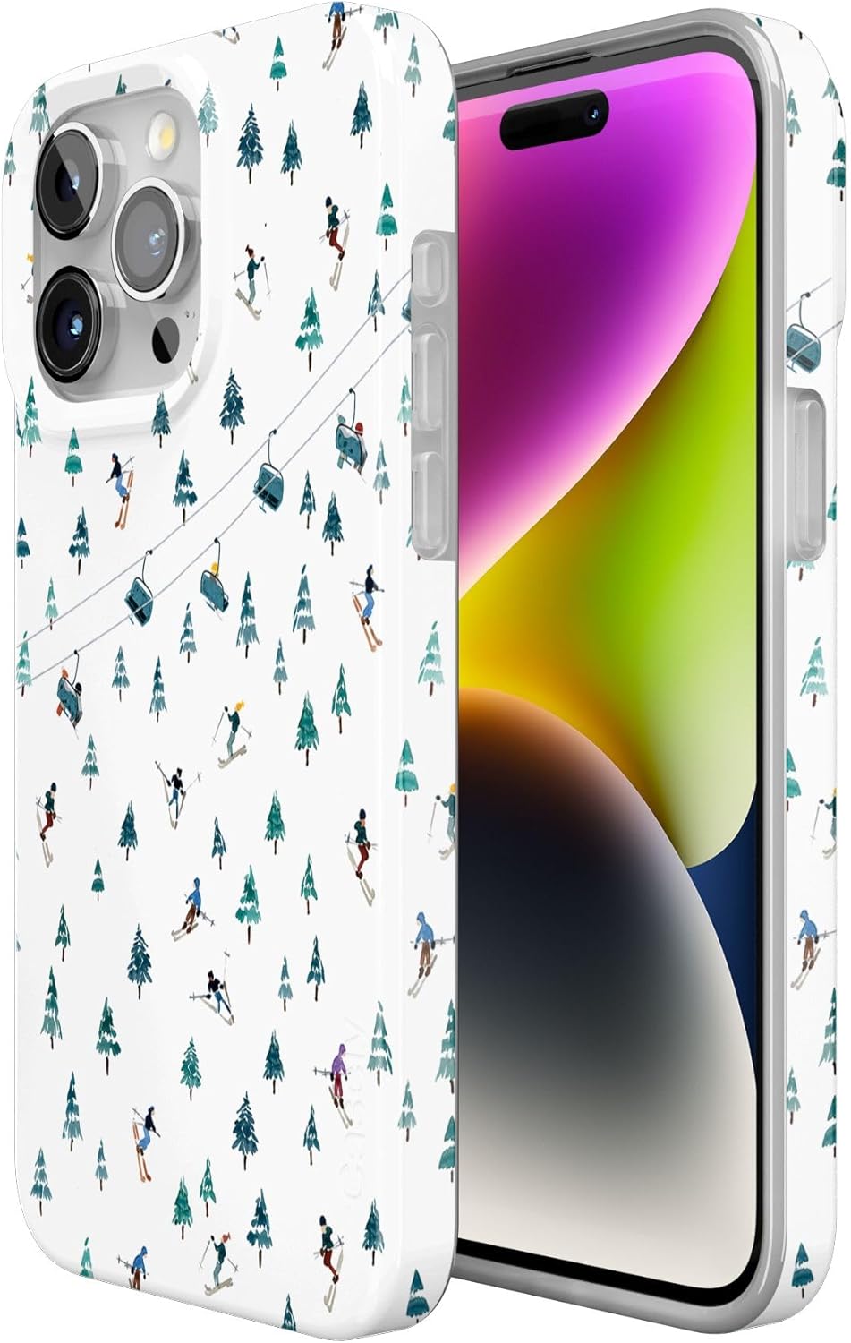 Casely iPhone 15 Pro Case | We've Peaked | Après Ski Mountains | Compatible with MagSafe | Classic Ultra Thin Design
