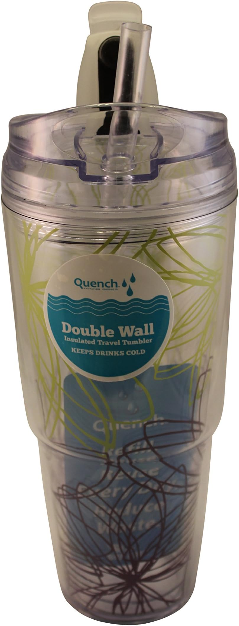Quench Double Wall Insulated 20oz Travel Tumbler, 1-Pack