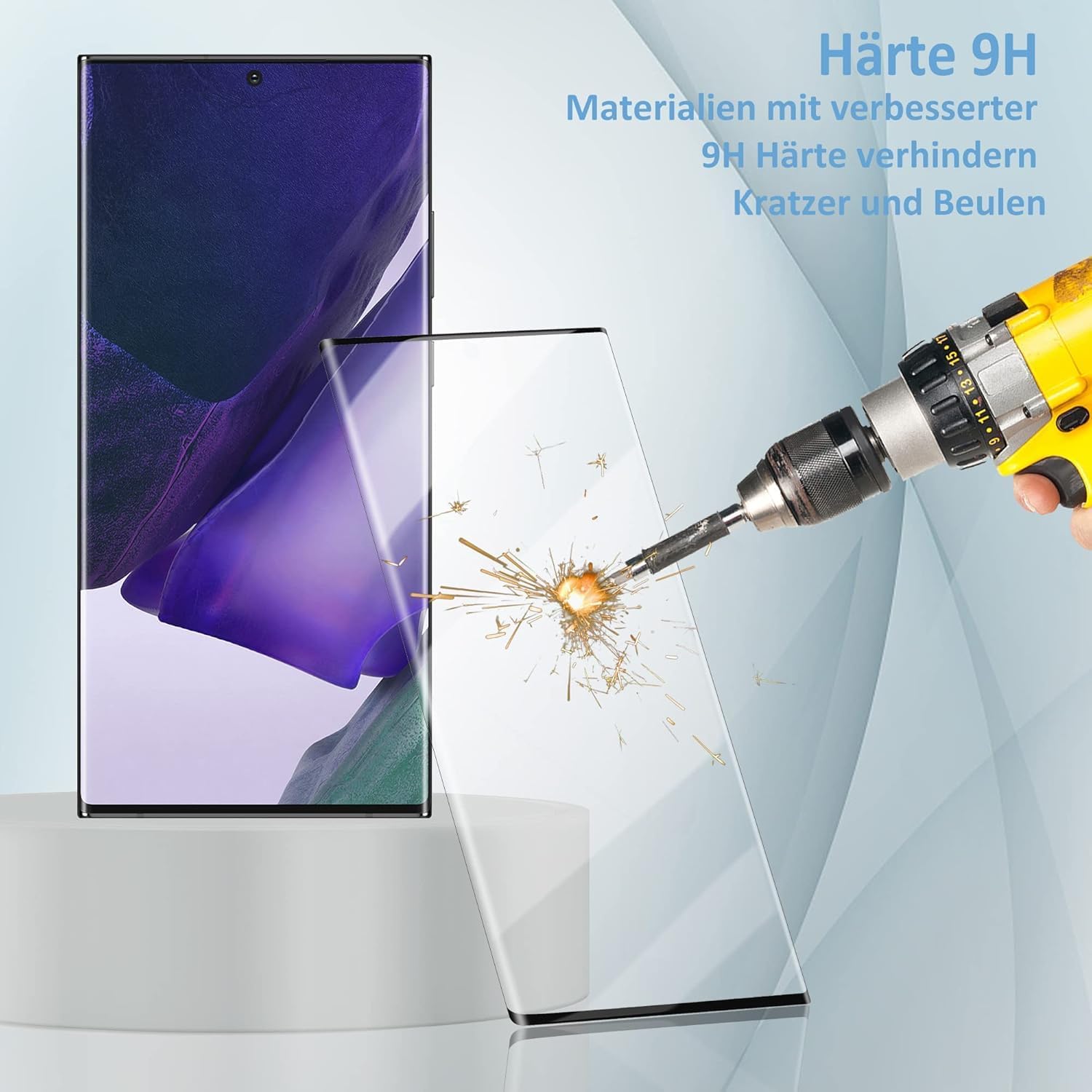 2+ for Galaxy Note 20 Ultra Screen Protector with Cera