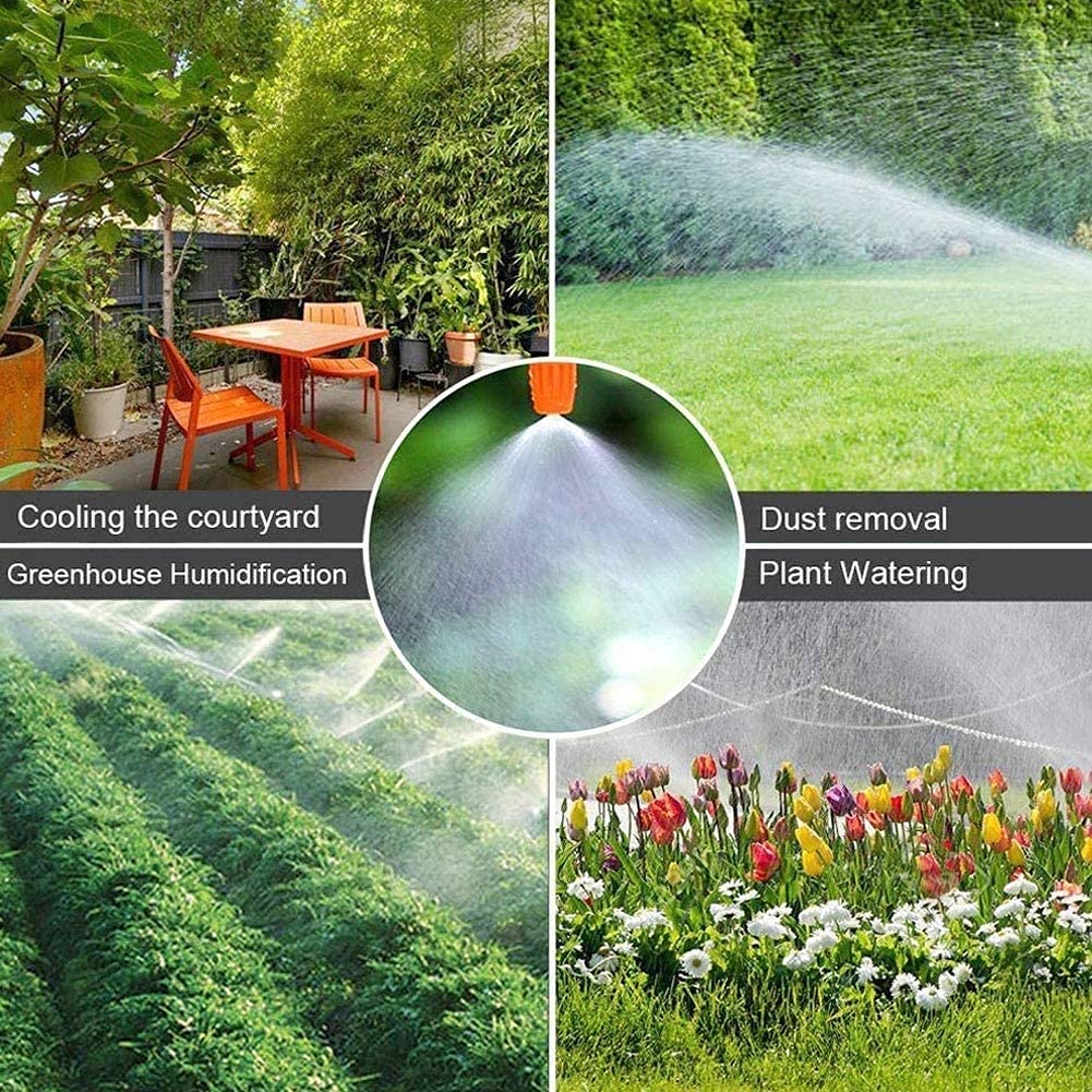 Gartenwassersprinkler Bewässerungssystem für Rasen Automatische Bewässerung Micro Sprinkler Strauch-Tropf-Kit Gartenbewässerung Modernes Bewässerungssystem Garten-Tropfbewässerung 15M Kit LSDRA