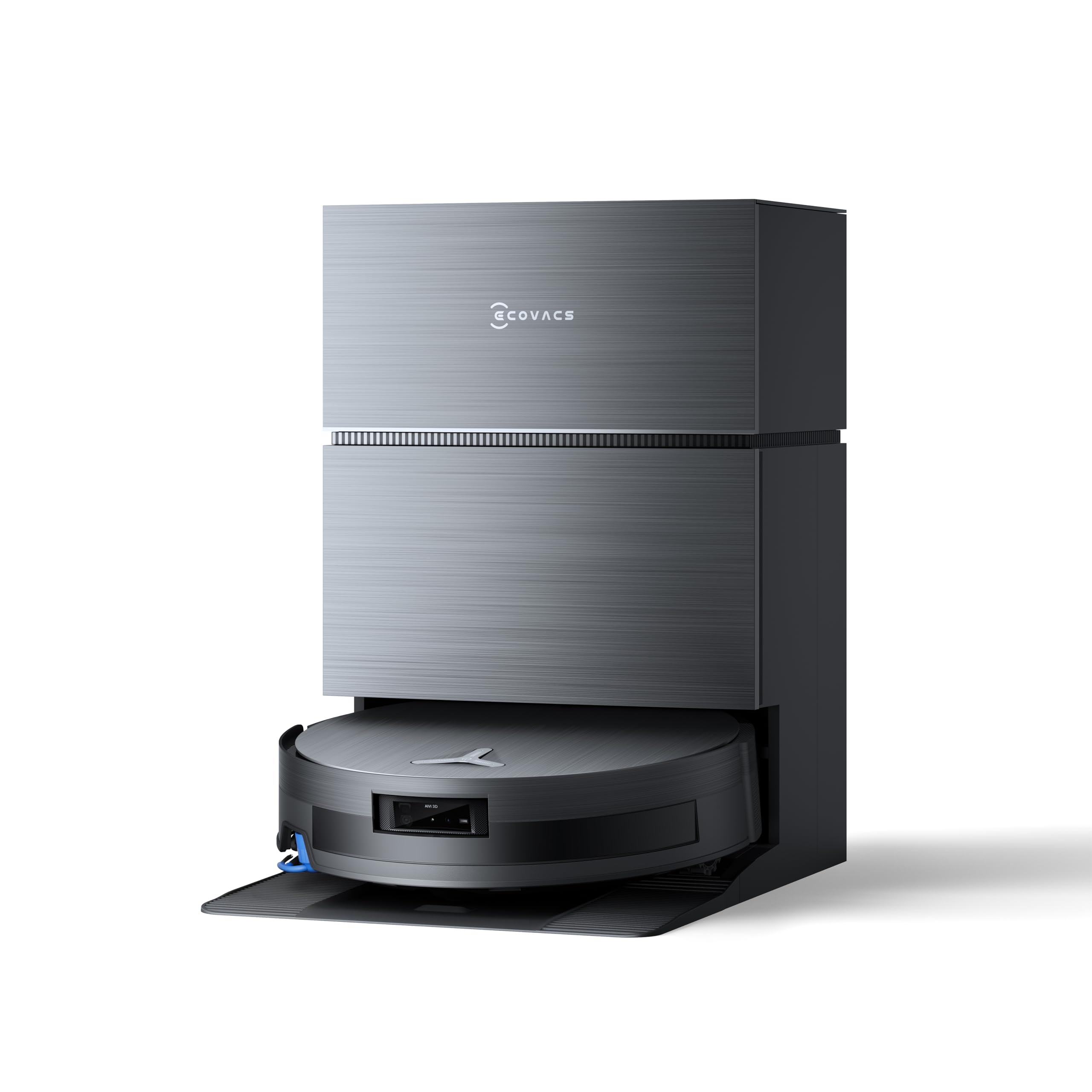 ECOVACS DEEBOT X11 Pro Omni Robotstaubsauger und Bodenwischer, 19500 Pa Saugkraft, OZMO Roller 2.0, Maximale Steigfähigkeit 4 cm Höhe, ZeroTange 3.0, TruEdge 3.0, Wischen mit Mopp und automatische