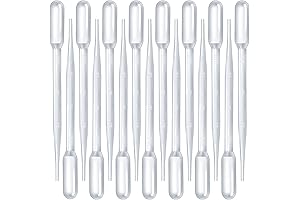 Teenitor Eye Dropper Plastic Multipurpose Liquid Transfer Pipettes