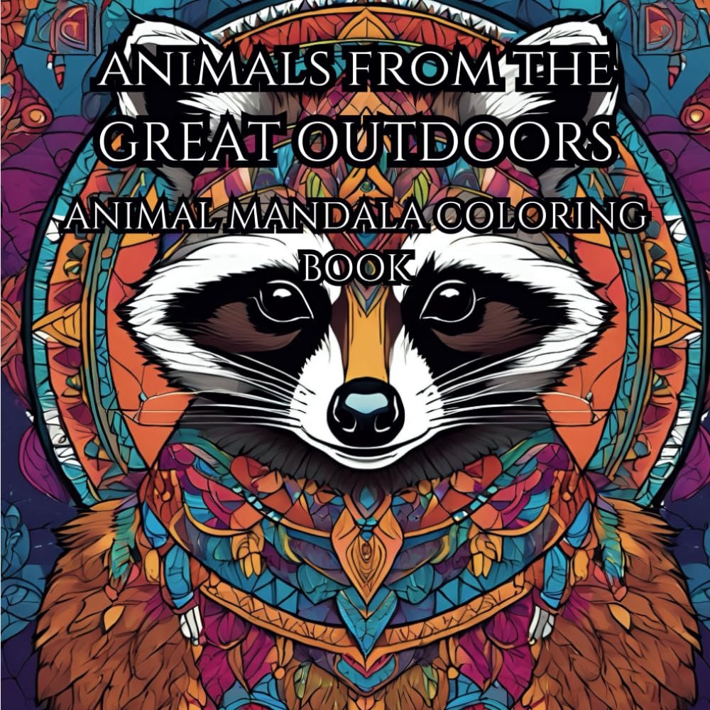 Animals of the Great Outdoors: A Stunning Collection of Intricate Animal Designs for Relaxation and Mindfulness