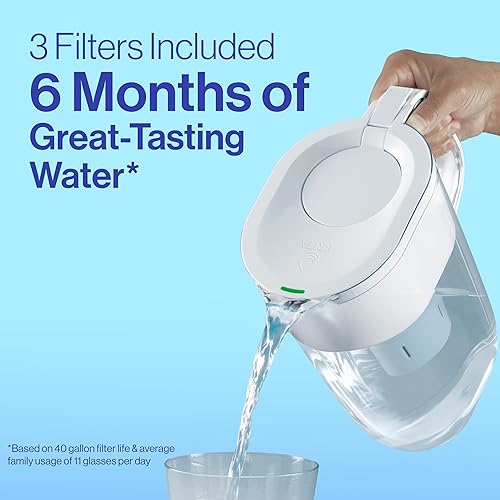 Miniatura 8 de Brita Filtro de agua Plus, sin BPA, filtro de repuesto de alta densidad para jarras y dispensadores, reduce 2 contaminantes*, dura dos meses o 40