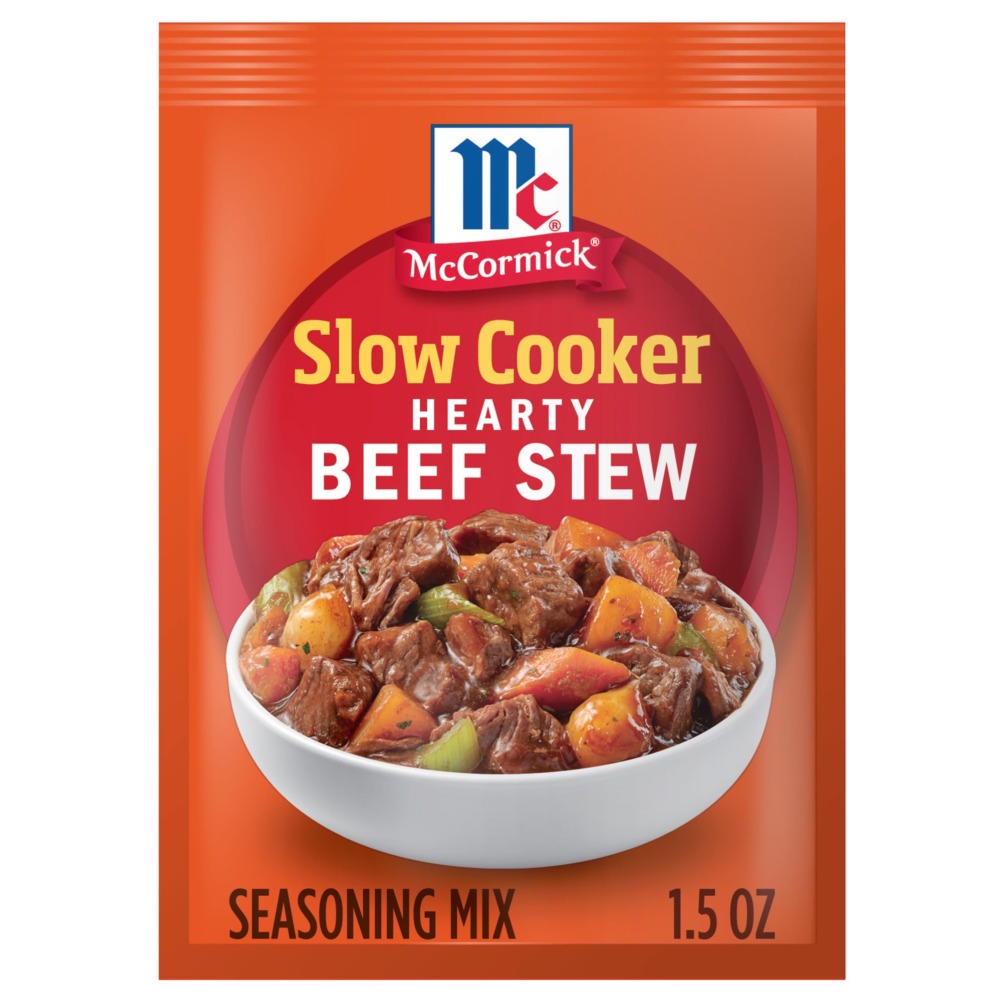 McCormick Slow Cooker Hearty Beef Stew Seasoning Mix, 1.5 oz