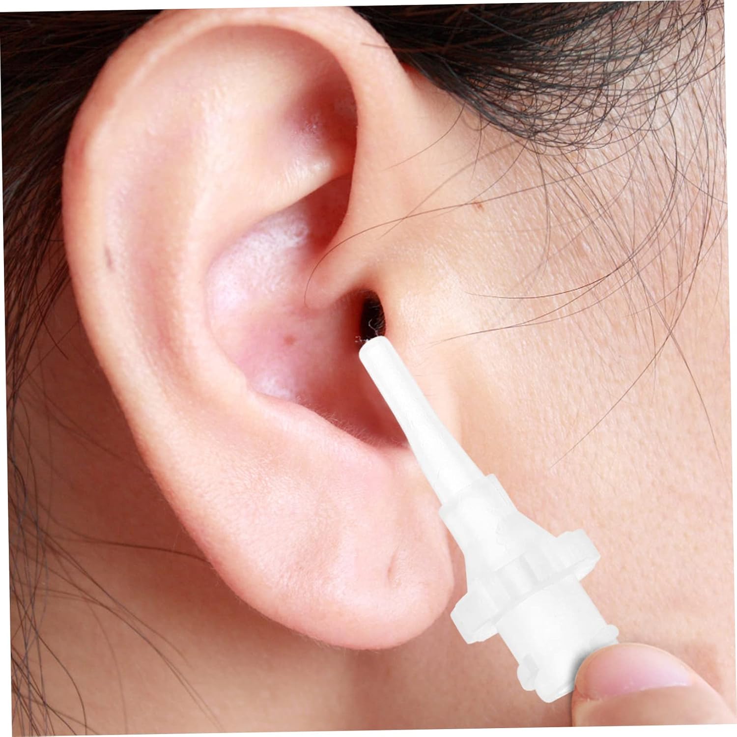 COLLBATH 100pcs Ear Cleaning Nozzle for Earwax Removal Ear Wax Kit Disposable Cleaning Tips