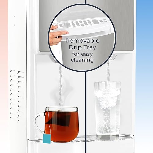 Miniatura 5 de Igloo Dispensador de enfriador de agua de carga inferior, agua caliente, fría o a temperatura ambiente, capacidad para botellas de 3 o 5 galones,