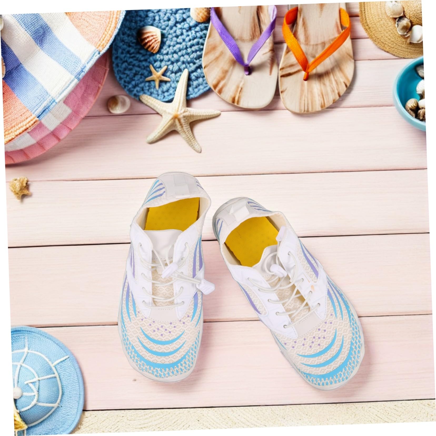 Scarpe da Acqua Unisex Asciugatura Rapida Antiscivolo Scarpe Barefoot da Spiaggia Fiume Trekking Piscina Surf con Suola in Gomma per Camminata su Terreni Bagnati