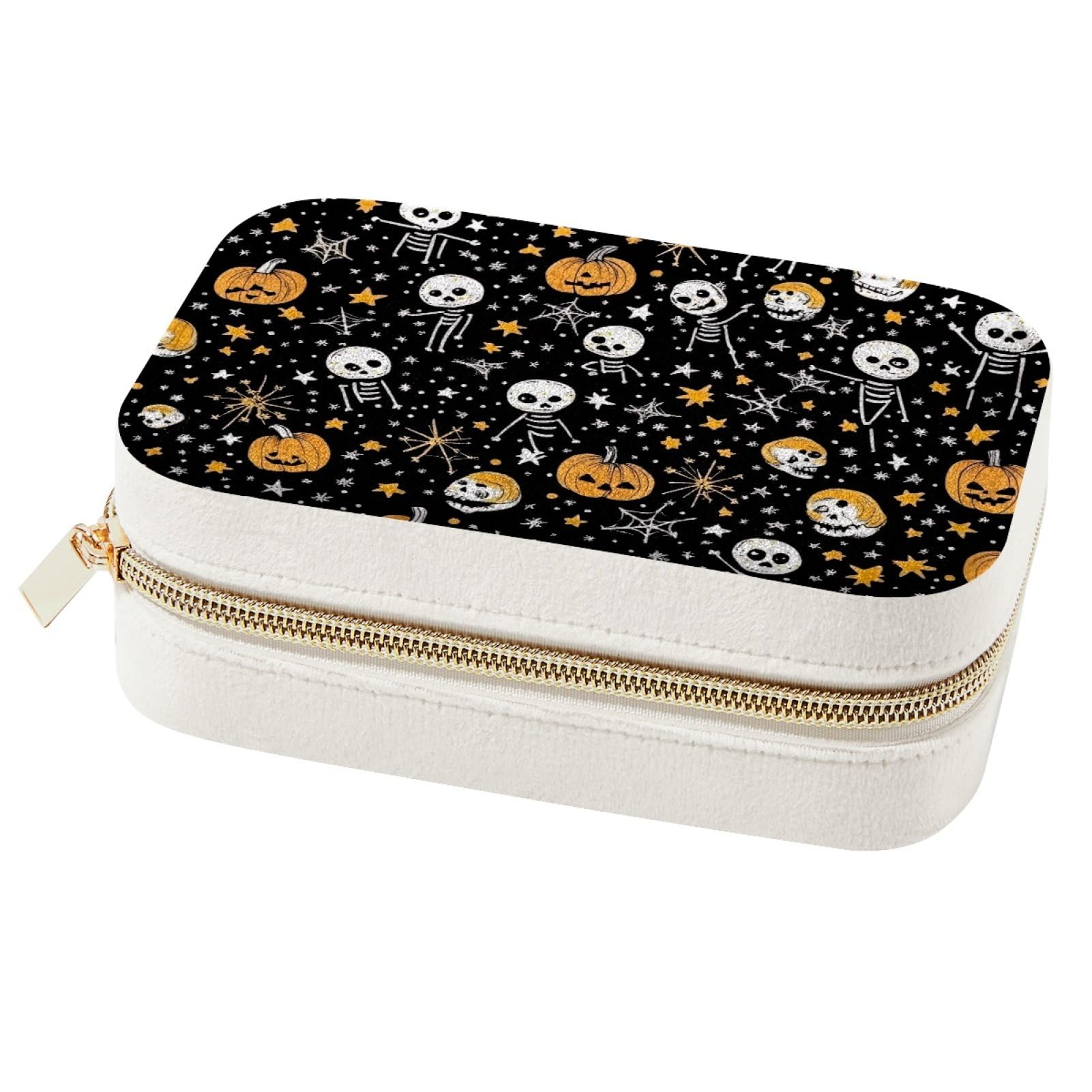 Organisateur bijoux citrouille et étoile pour voyage
