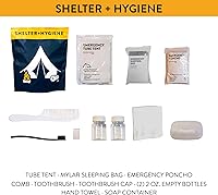 Vista 3 de Bolsa completa para terremotos: kit de emergencia de 3 días para terremotos, huracanes, incendios forestales, inundaciones + otros desastres