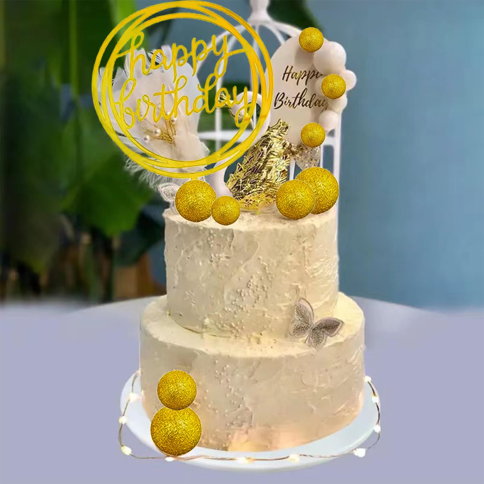 Torta Polistirolo Già Decorata 27 Palline Schiuma Per Torte - Decorazioni  Chic Per Dolci! Sotto Torta Rotondo, image size:1600x1600