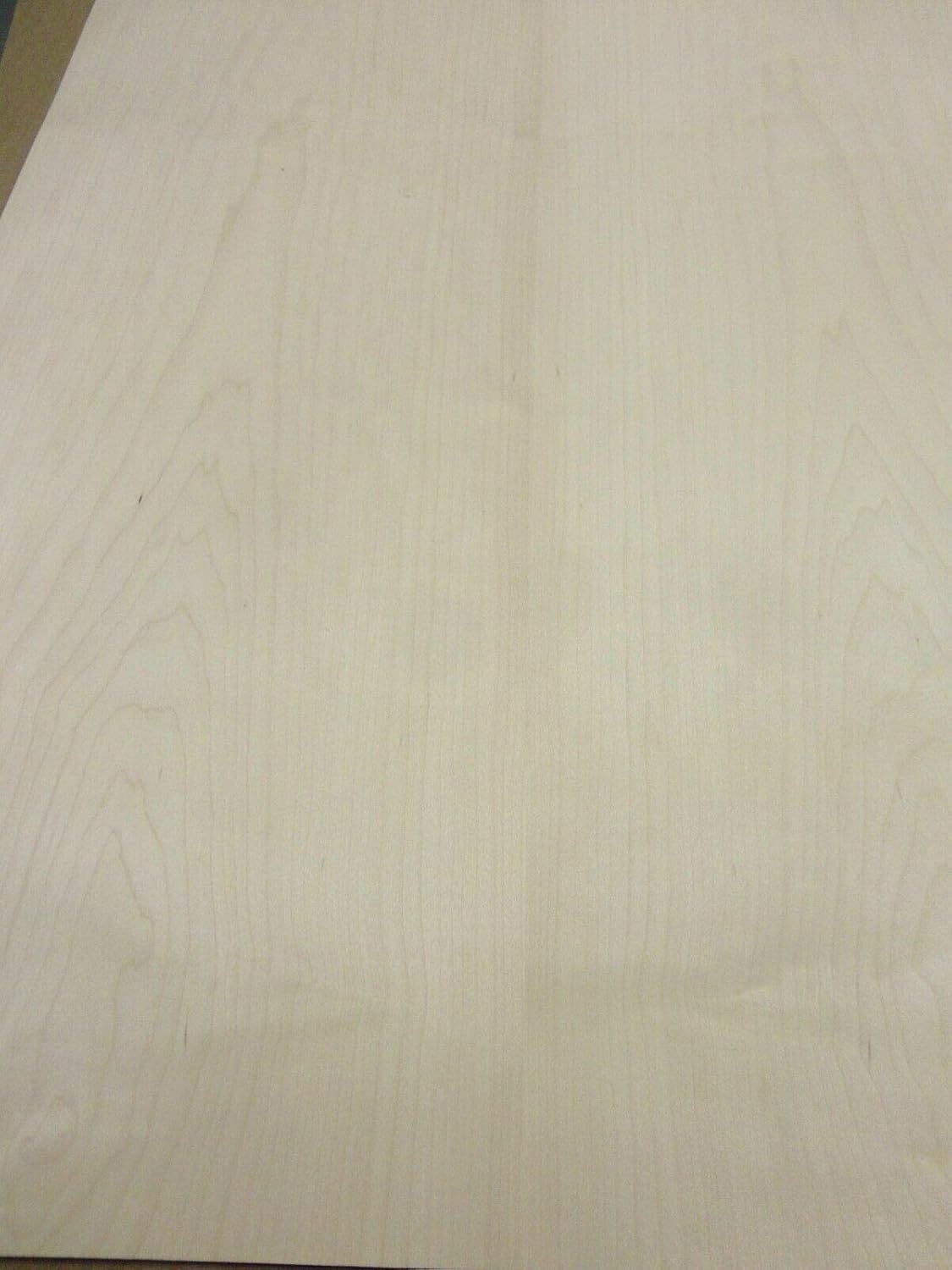 Maple Wood Veneer 24"x 48" with Peel and Stick PSA Adhesive 1/40" Thickness A