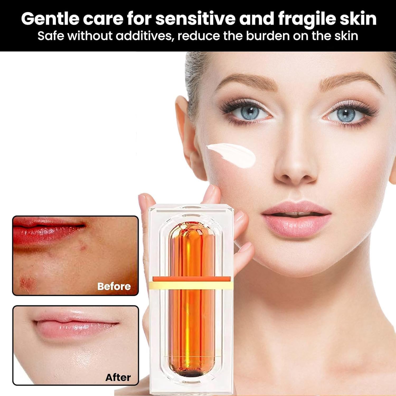 Japanese Vitamin C Makeup Tone Up Cream, Five Vitamin C Tone-Up Cream, VC Skincare Face Serum, Moisturizing Brightening Concealer Smooth, Long-Lasting Hydrating For All Skin Types (3Pcs)