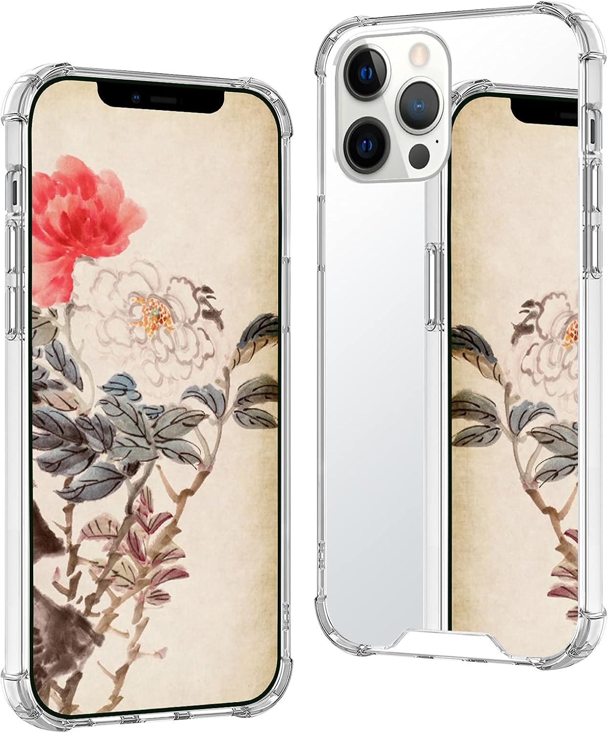 LUVI Compatible with iPhone 13 Pro Mirror Case Cute for Women Girls Silicone Bumper Slim Ultra Thin Case Corner Protection Case Shockproof Design Fashion Luxury Phone Case Silver image 2