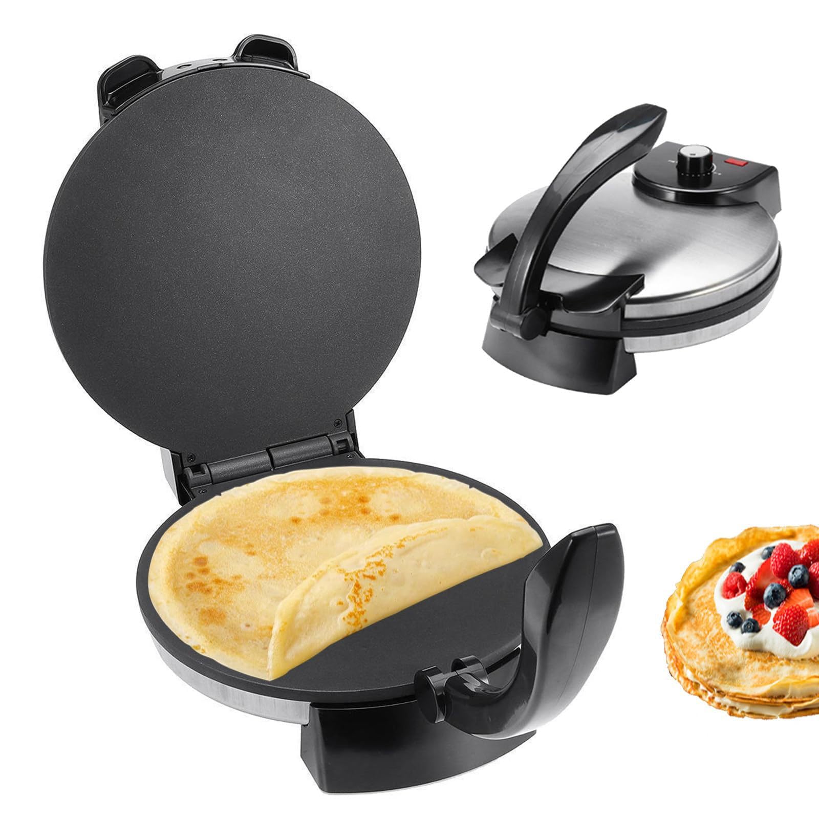 Piastra per Pancake Elettrica da 2000W con Controllo della Temperatura