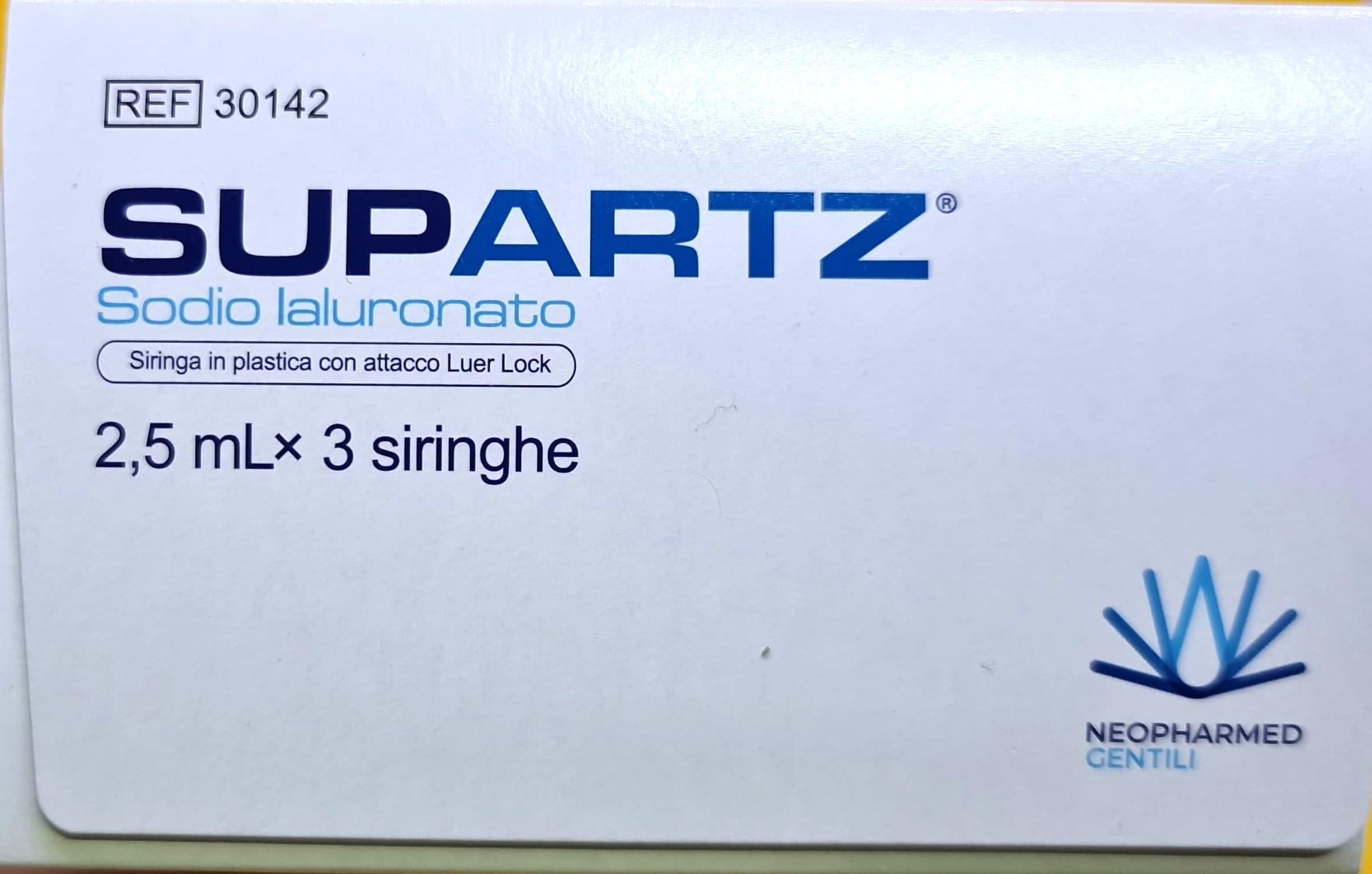 MDM Siringa Intra-Articolare Supartz, 2.5 Millilitri, 3 Siringhe