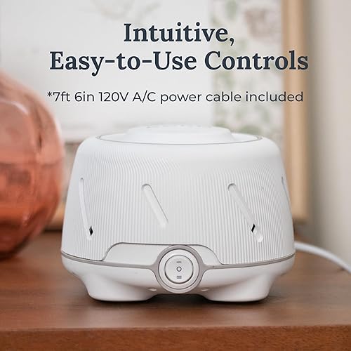 Miniatura 6 de Marpac Yogasleep WhiteGray Plus The Original White Machine Calmante sonido natural de un ventilador real con cancelación de ruido, terapia de sueño,
