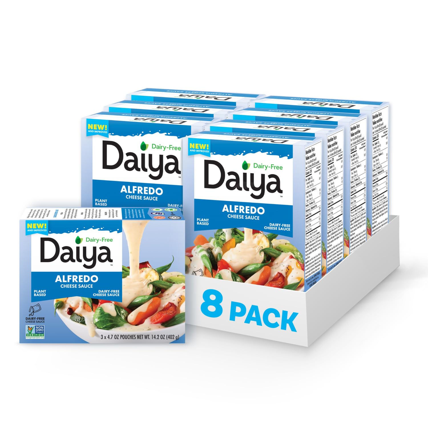 Amazon.com : Daiya Dairy Free Alfredo Cheese Sauce, Plant Based