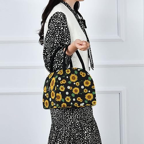 Miniatura 6 de CBBYY Bolsa de almuerzo para mujer, reutilizable, aislada, para adultos y estudiantes, a prueba de fugas, para el trabajo, oficina, viajes, escuela,