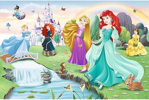 Vista 2 de Trefl 916 17361 EA 60 piezas Disney Princess, rojo