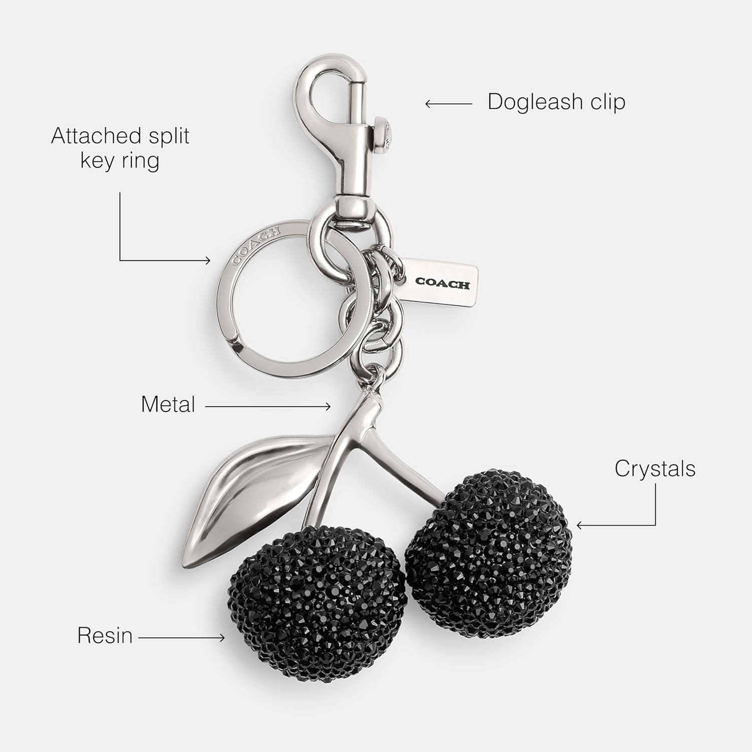 COACH Crystal Bag Charm - Image 3