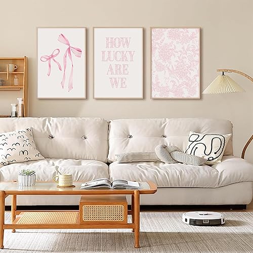 Miniatura 126 de Arte de pared bohemio con margaritas, decoración de pared de lienzo de montaña, impresiones abstractas de flores silvestres, puesta de sol, arte de