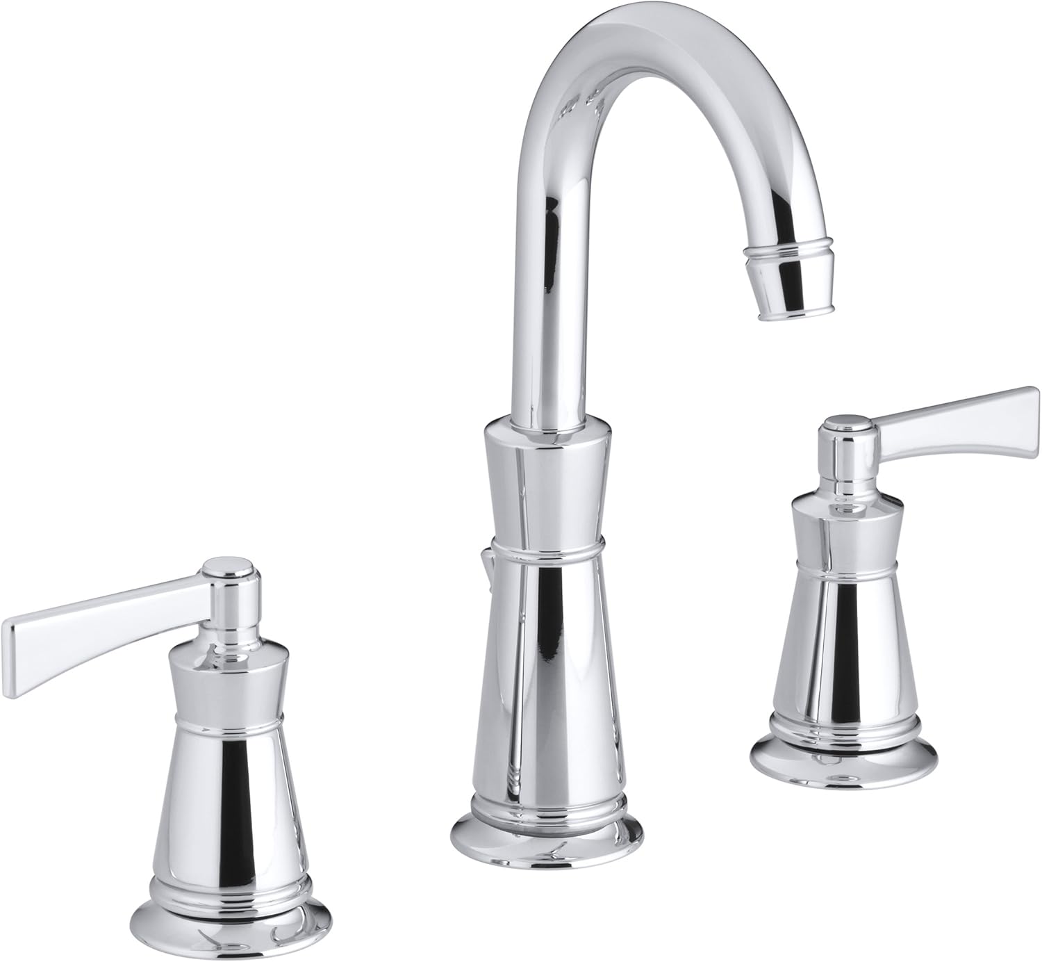 KOHLER K-11076-4-CP Archer Lavatory Faucet with 8-Inch Centers, Polished Chrome