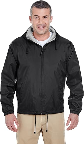 UltraClub Fleece-Lined Hooded Jacket (8915)