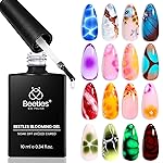 Beetles Blooming Gel, Blooming Gel Nail Polish Clear Uv Led Blossom for Spreading Effect Marble Natural Stone Watercolor Floral Print Soak off Diy Christmas Nail Art Design Manicure Gifts for Women