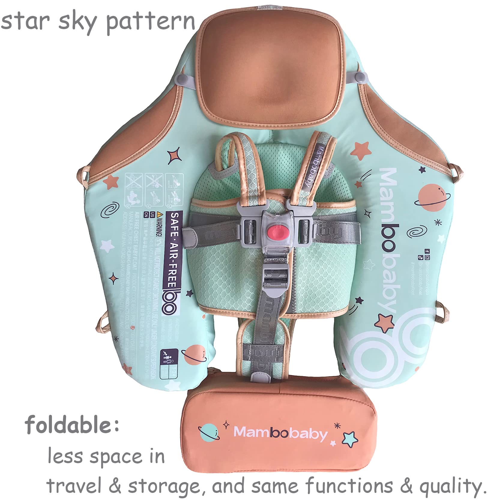 Buy Foldable Easy Carry with Tail Canopy Crotch NonInflatable Baby