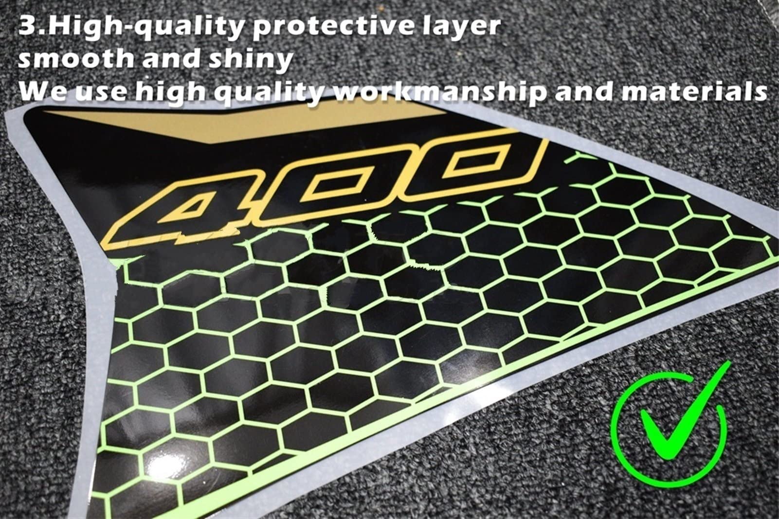Pegatina para Motocicleta, Rueda, Calcomanía De Moda, Rueda, Pegatina Decorativa Reflectante, Película De Rayas para Neumáticos para Kawasaki ZR-7 ZR7 Calcomanías Llantas (Color : 3)