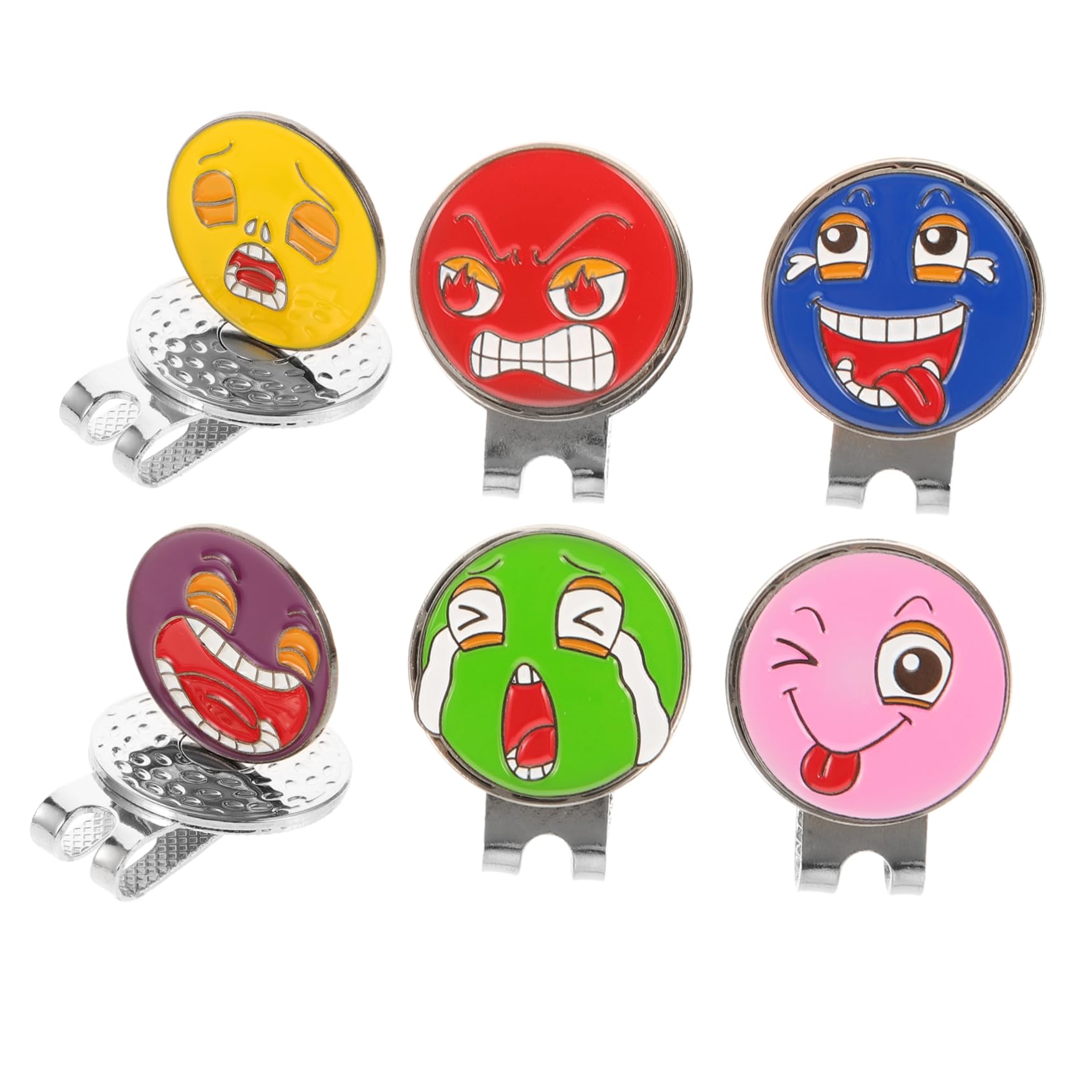VANZACK Golfhut-Clip Kappen Golfball Golfzubehör Ballmarker Dekorativer Golfmarker Tragbarer Golfmarker Praktischer Golfmarker Golf-Marker-Hut-Clip Dekorative Golfmarker