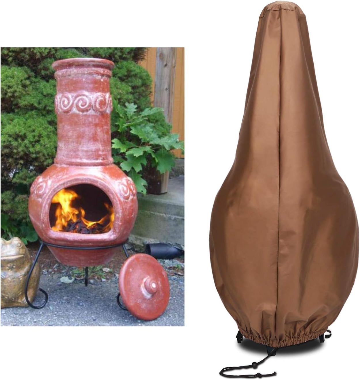 Buy JURONG Chiminea Cover Waterproof Chiminea Fire Pit Covers for