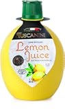Tuscanini 100% Sicilian Lemon Juice, Not from Concentrate, 6.7oz Lemon Shaped Convenient Squeeze Bottle | No Water Added | Product of Italy | Certified Kosher (Including Passover)