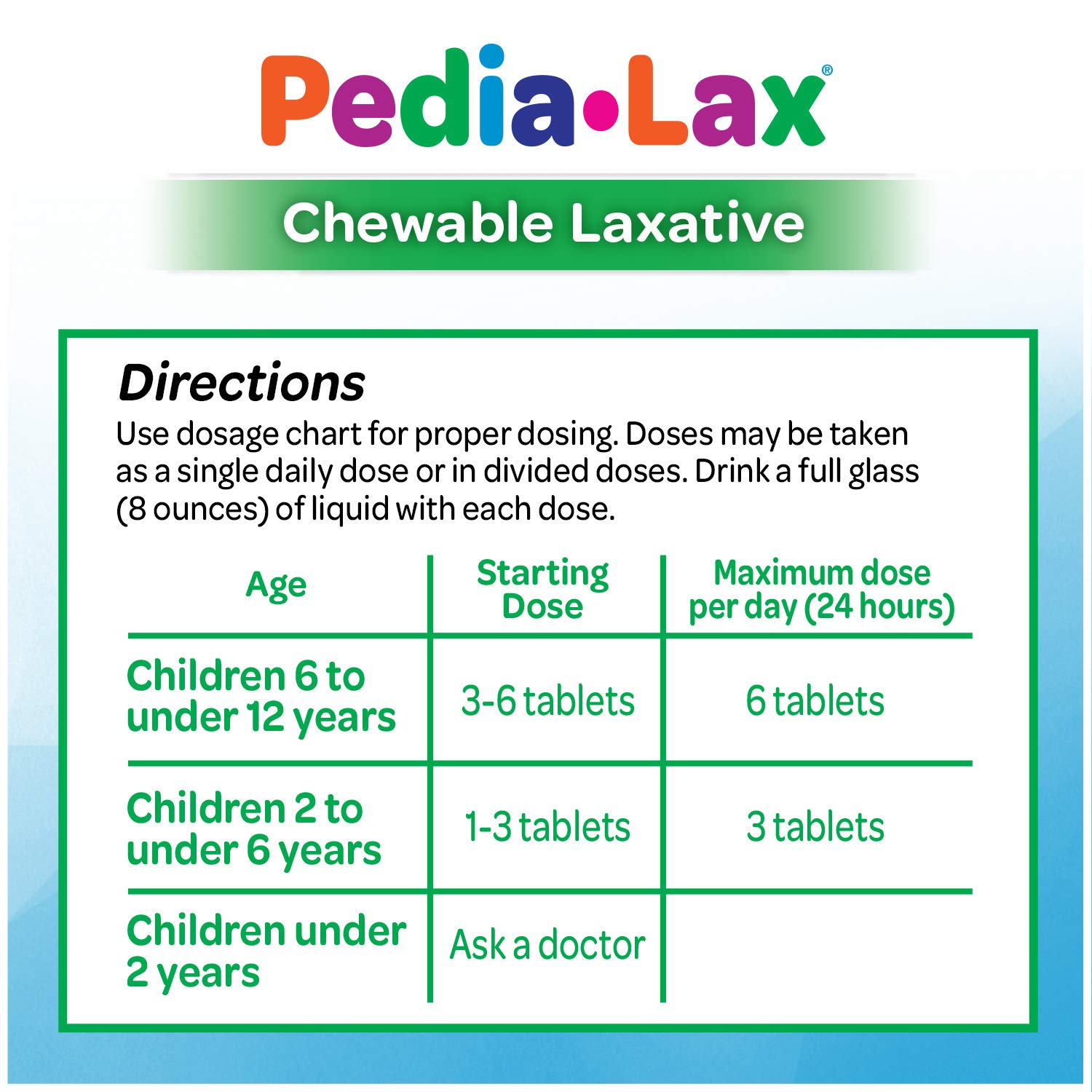 PediaLax Kid's Oral Saline Laxative Chewable Tablets (Pack of 3,30