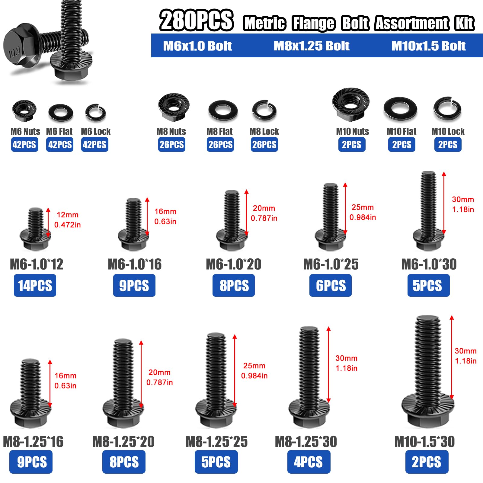 3160 Piece Metric Bolt Kit - Nuts, Bolts & Screws -2 3160 Piece Metric Bolt Kit - Nuts, Bolts & Screws -2