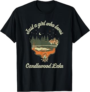 Just a Girl Who Loves Candlewood Lake Adventures T-Shirt
