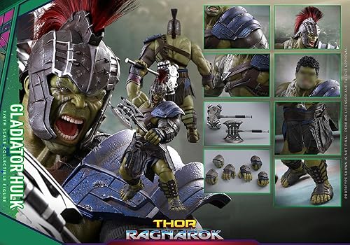 Miniatura 7 de Hot Toys Gladiator Hulk Sixth Scale 1/6th Collectible Marvel Action Figure Thor: Ragnarok - Movie Masterpiece Series - in Stock Now !