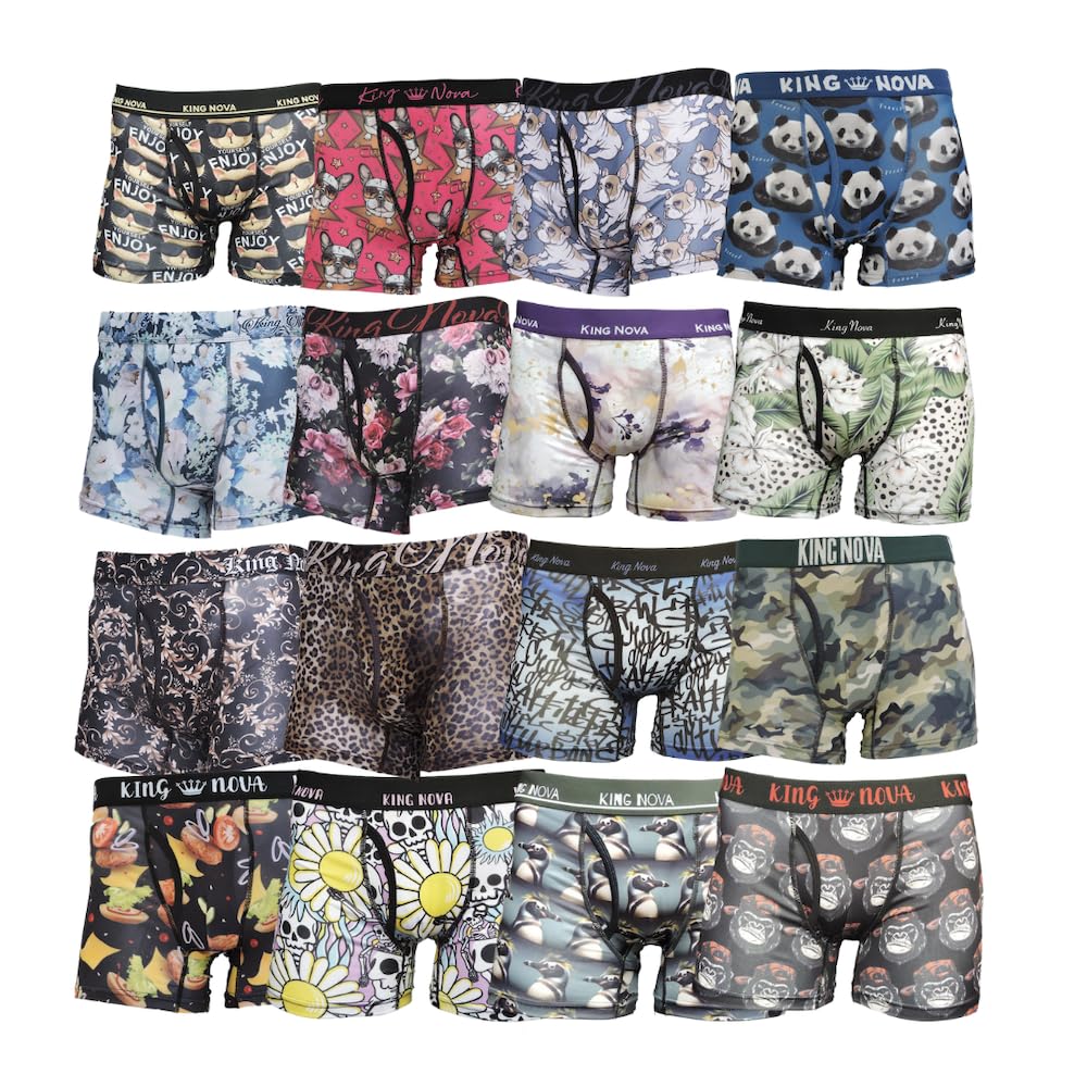 Amazon | [Pregerie] キングノバ KINGNOVA メンズ 前開き ボクサー