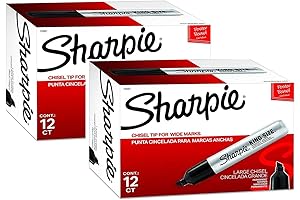 Sharpie® KING SIZE Permanent Markers, Black, 24 pack