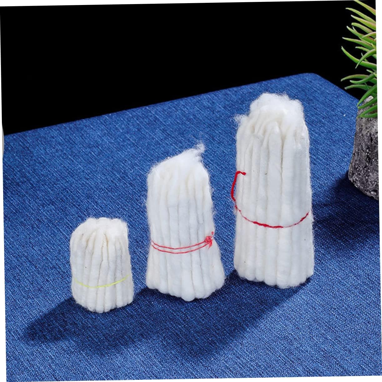 Zerodeko 25pcs Cotton Wicks for Oil Lamps Non-Smell Sacrificial Lamp Wicks Indoor Cotton Candle for Kerosene and Alcohol Burners Replacement for Flat Lanterns