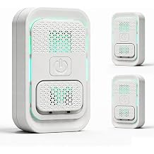 Plug In Air Ionizer - Anion Air Purifier for Home Bedroom Office, 2 Pack Small Mini Quiet, Portable Air Freshener for Odor, Dust, Pets Smell, White