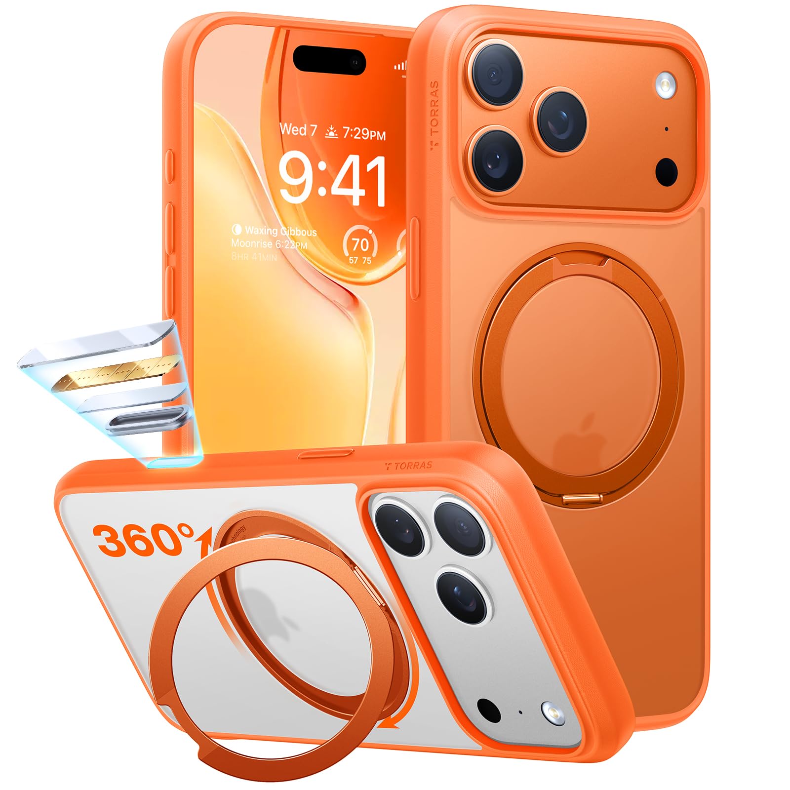 Amazon.com: TORRAS Upgraded 360 Magnetic Stand for iPhone 17 Pro