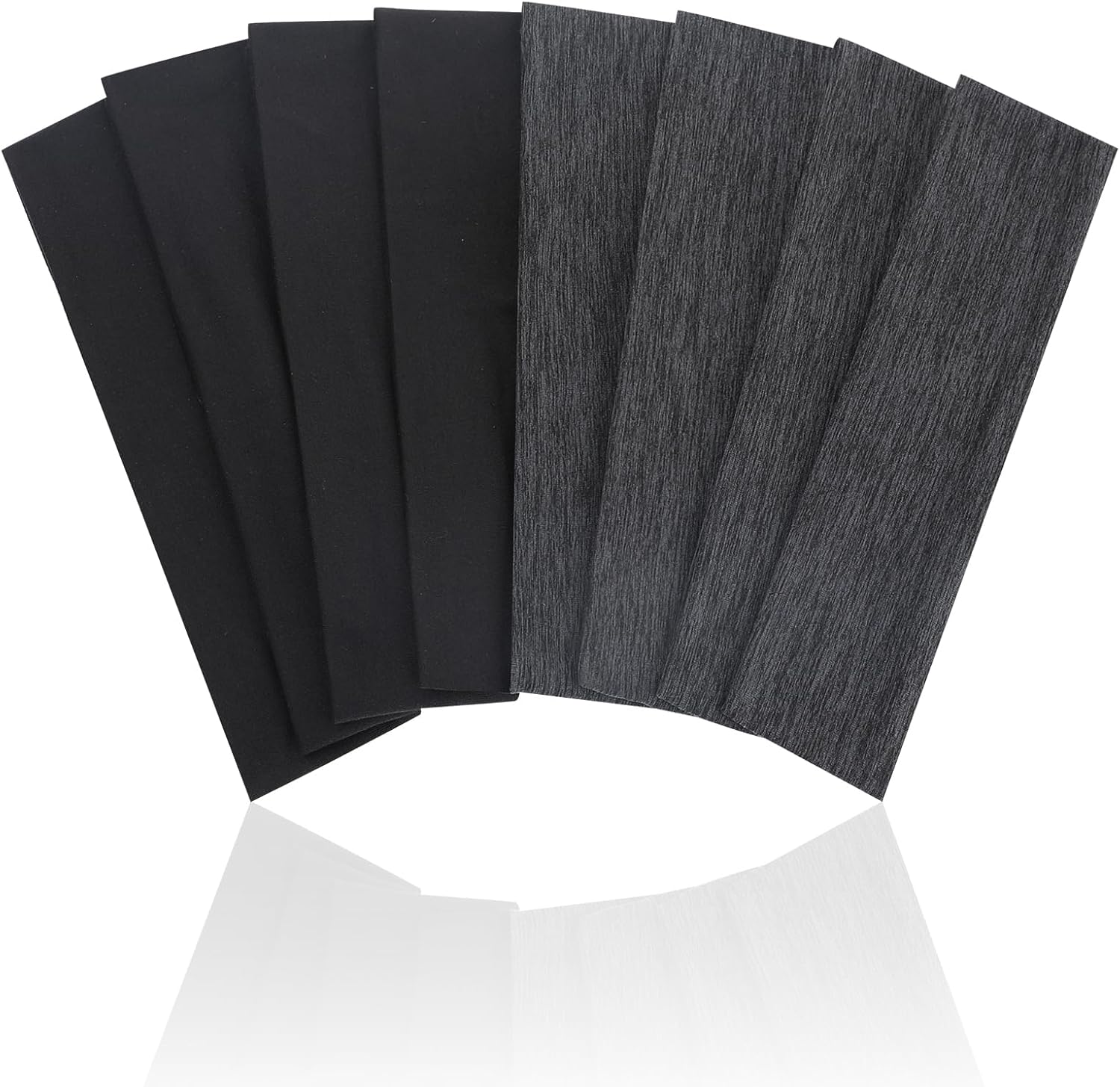 8 Pack Sport Headbands for Men & Women, Elastic Soft Fabric Non-Slip Hair Bands Hair Warp Running Cycling Sports Tennis Basketball Daily Workout