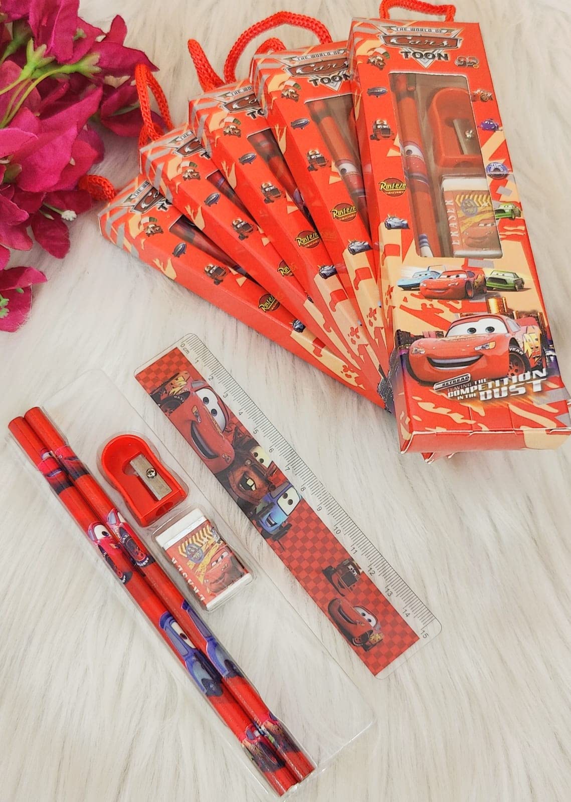 TERA 13 Return Gfts For Boys Stationary Set (6 Pcs) Car Theme Stationary Kit Set, School Stationary Items Pencil Eraser Sharpener For Boys Birthday Gifts For Kids Kanjak Gifts (B0C8L1KM9H) Amazon Price History, Amazon Price Tracker