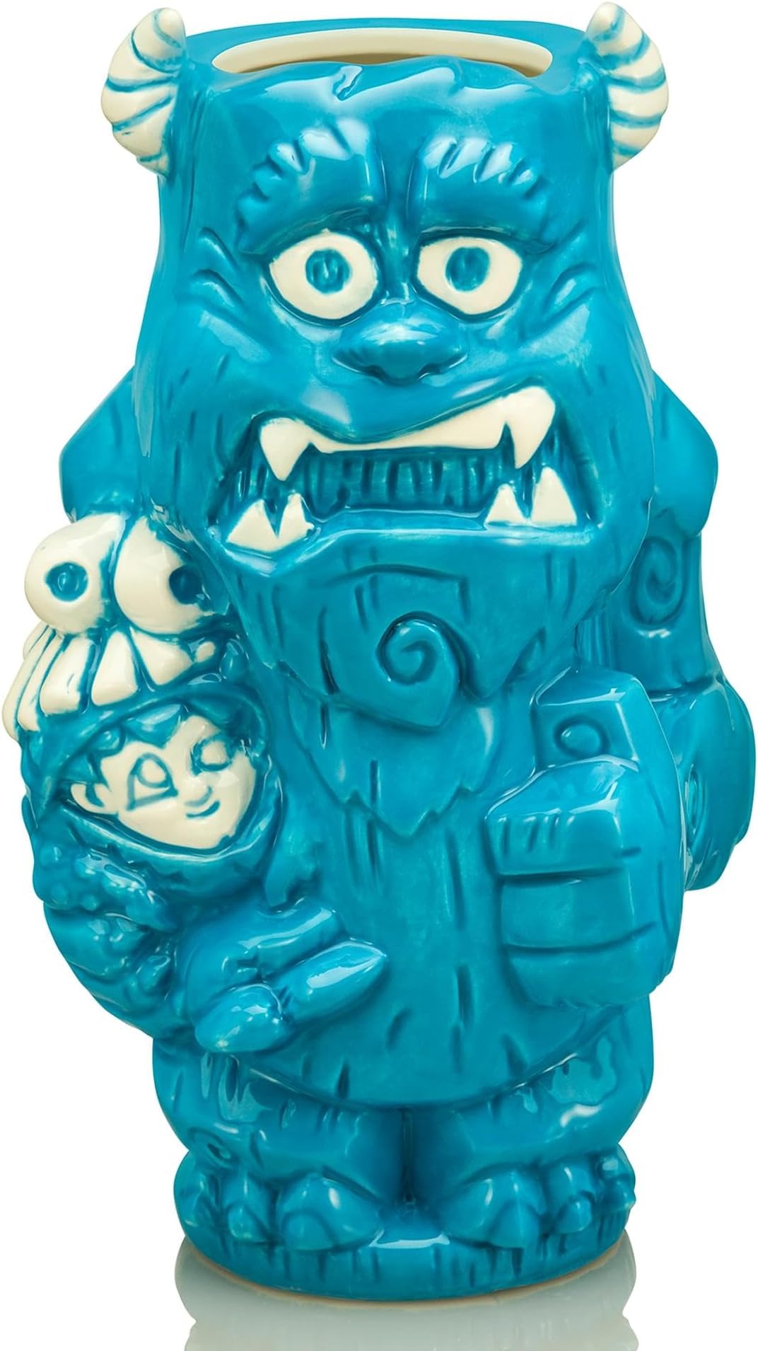 Disney Pixar Monster's, Inc. Sulley Ceramic Mug | Party Cocktail Tumbler For Liquor and Beverages | Holds 37 Ounces