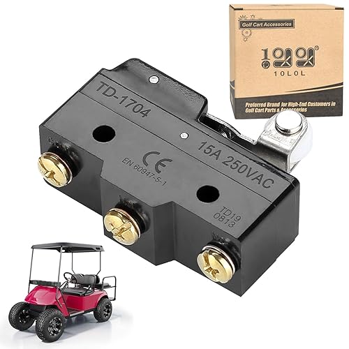 10L0L Micro interruptor de límite para EZGO TXT Marathon Medalist 1983-1996 Gas y 1965 en adelante eléctrico (no PDS) carrito de golf, reemplaza al