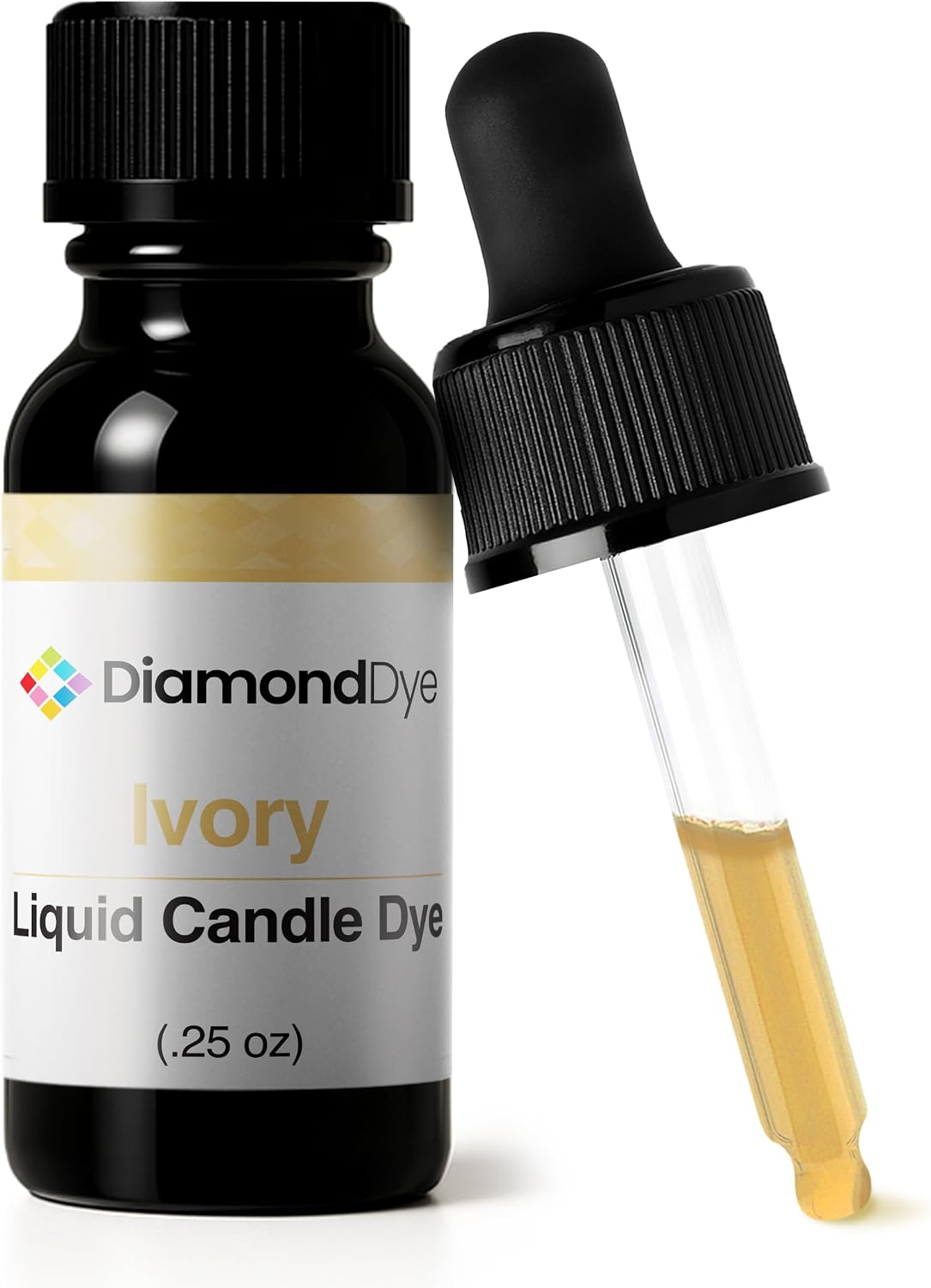 Black Liquid Candle Dye, Soy, Paraffin & Beeswax Candle Making, 1 oz